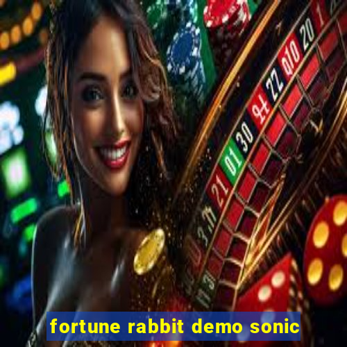 fortune rabbit demo sonic